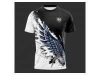 Discmania: T-shirt - Eagle McMahon Moving Day (Black/White) - X-Large