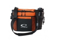 Latitude 64: Slim Shoulder Bag (Black/Blaze Orange)