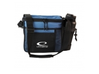 Latitude 64: Slim Shoulder Bag (Black/Flyway Blue)