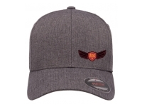 Discmania: Flexfit Cap - Wings (Dark Heather Grey) - S/M