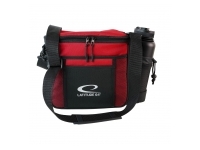 Latitude 64: Slim Shoulder Bag (Black/Rave Red)
